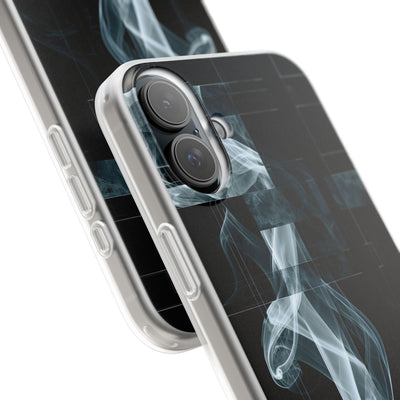 Black Lite Phone Case for iPhone - Arctic Vapor Grid