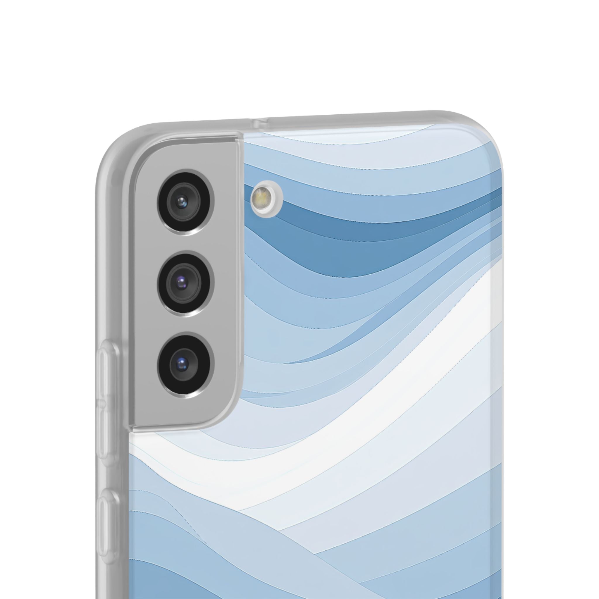 Blue Lite Phone Case for Samsung - Glacial Indigo Flow