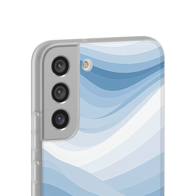 Blue Lite Phone Case for Samsung - Glacial Indigo Flow