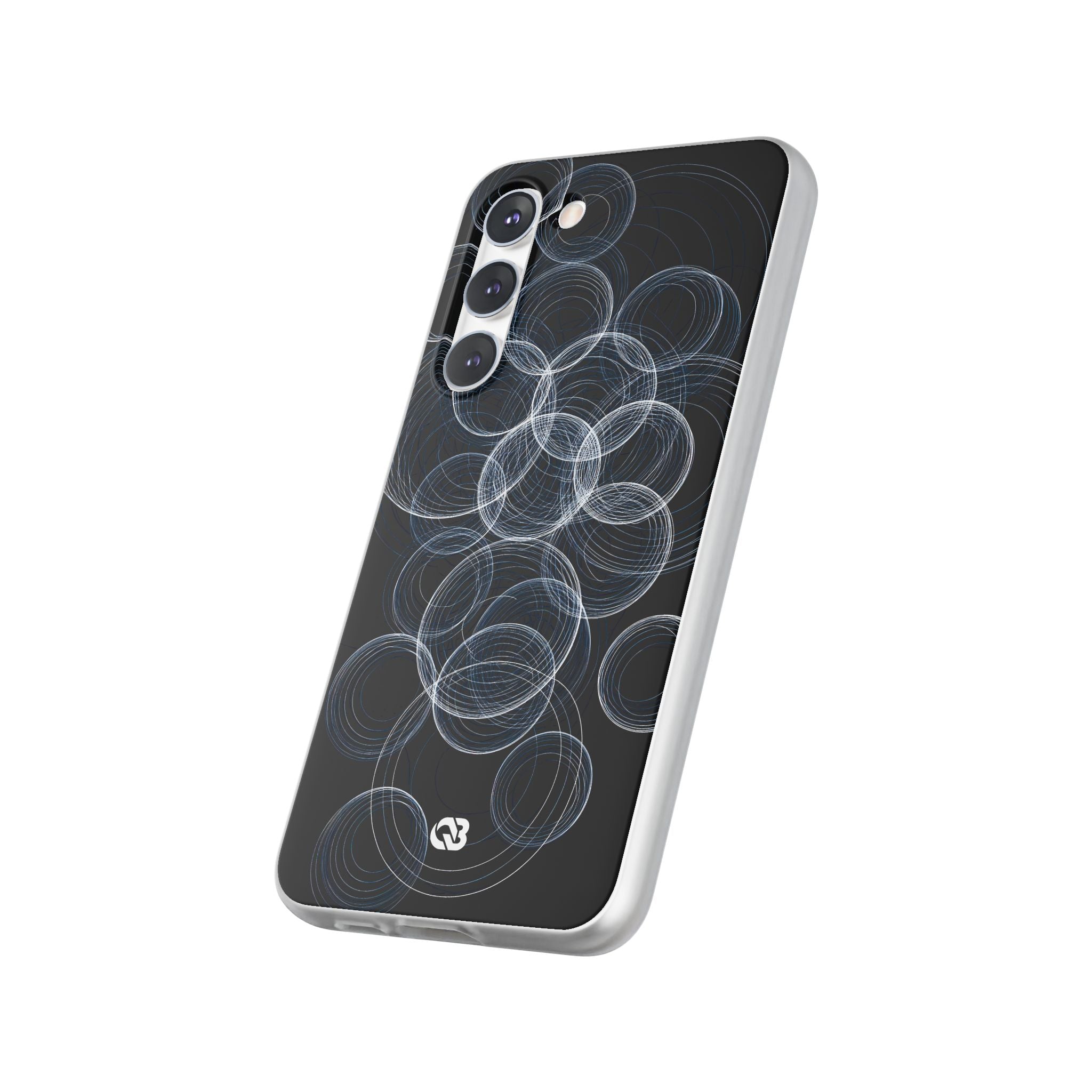 Black Lite Phone Case for Samsung - Frosted Ring Matrix