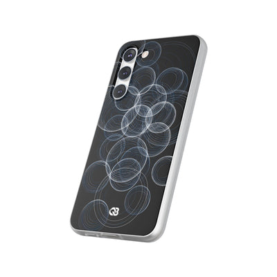 Black Lite Phone Case for Samsung - Frosted Ring Matrix