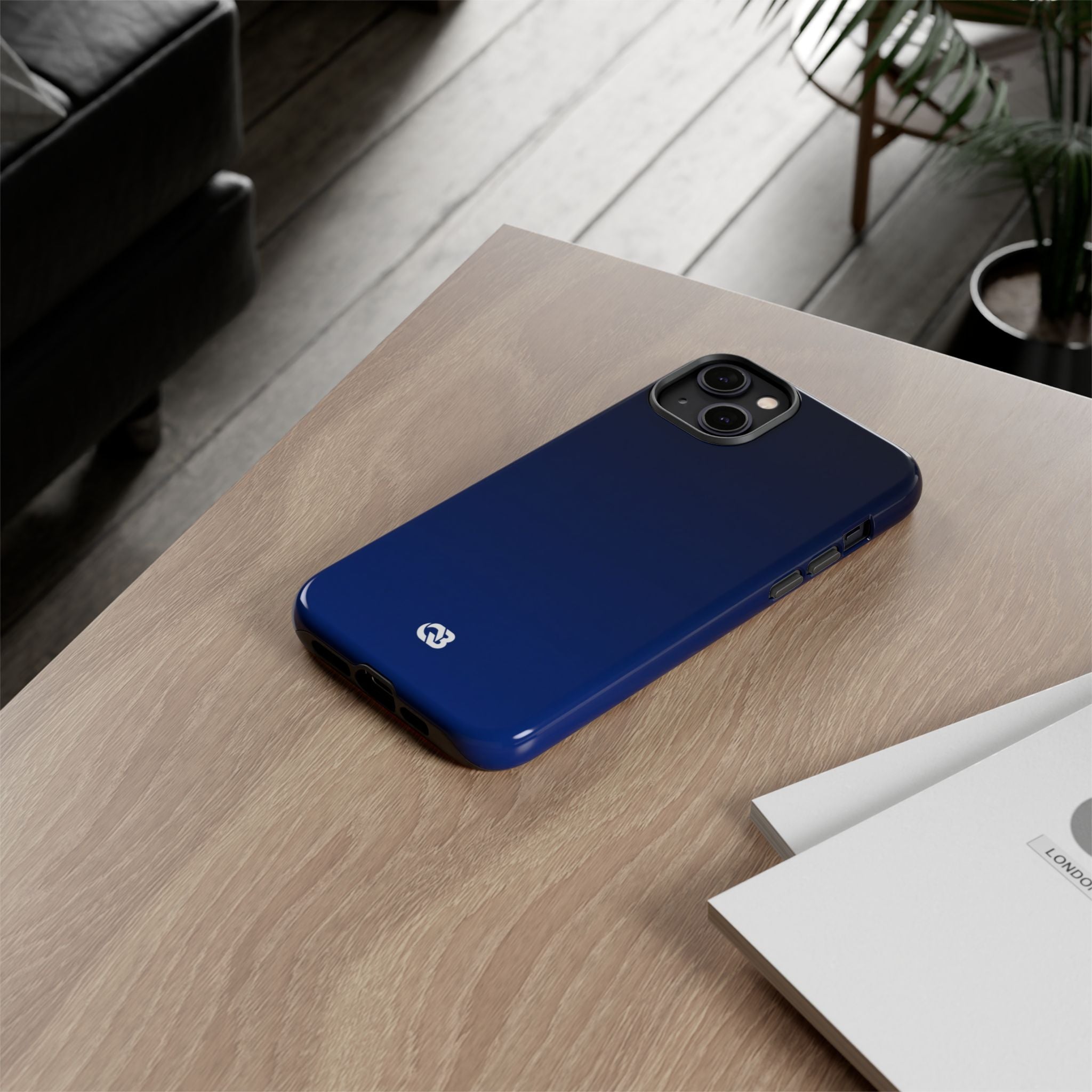 Blue Tough Phone Case for iPhone - Midnight Cobalt Fade
