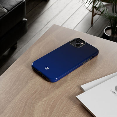 Blue Tough Phone Case for iPhone - Midnight Cobalt Fade