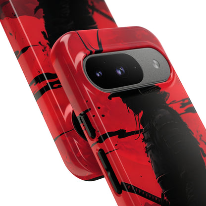 Crimson Samurai Google Pixel 9 Case - Tough