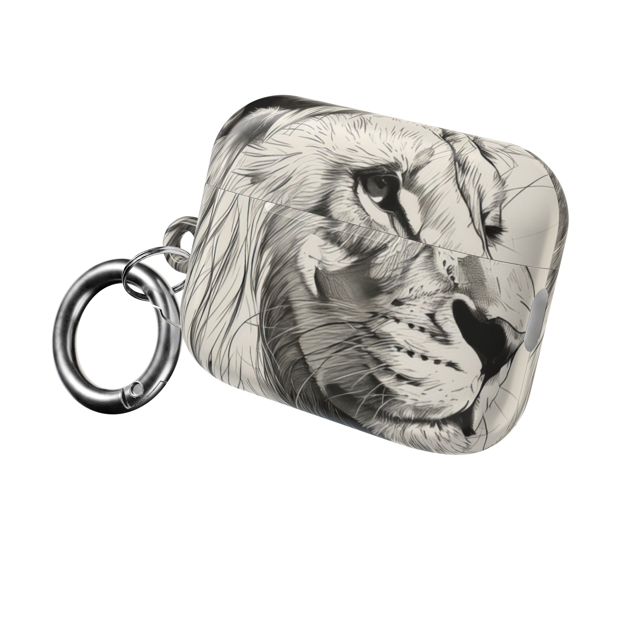 Lion Whisper Gray - AirPods Case