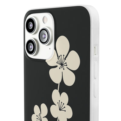 Nordic Blossom · Lite Phone Case for iPhone ·  Black