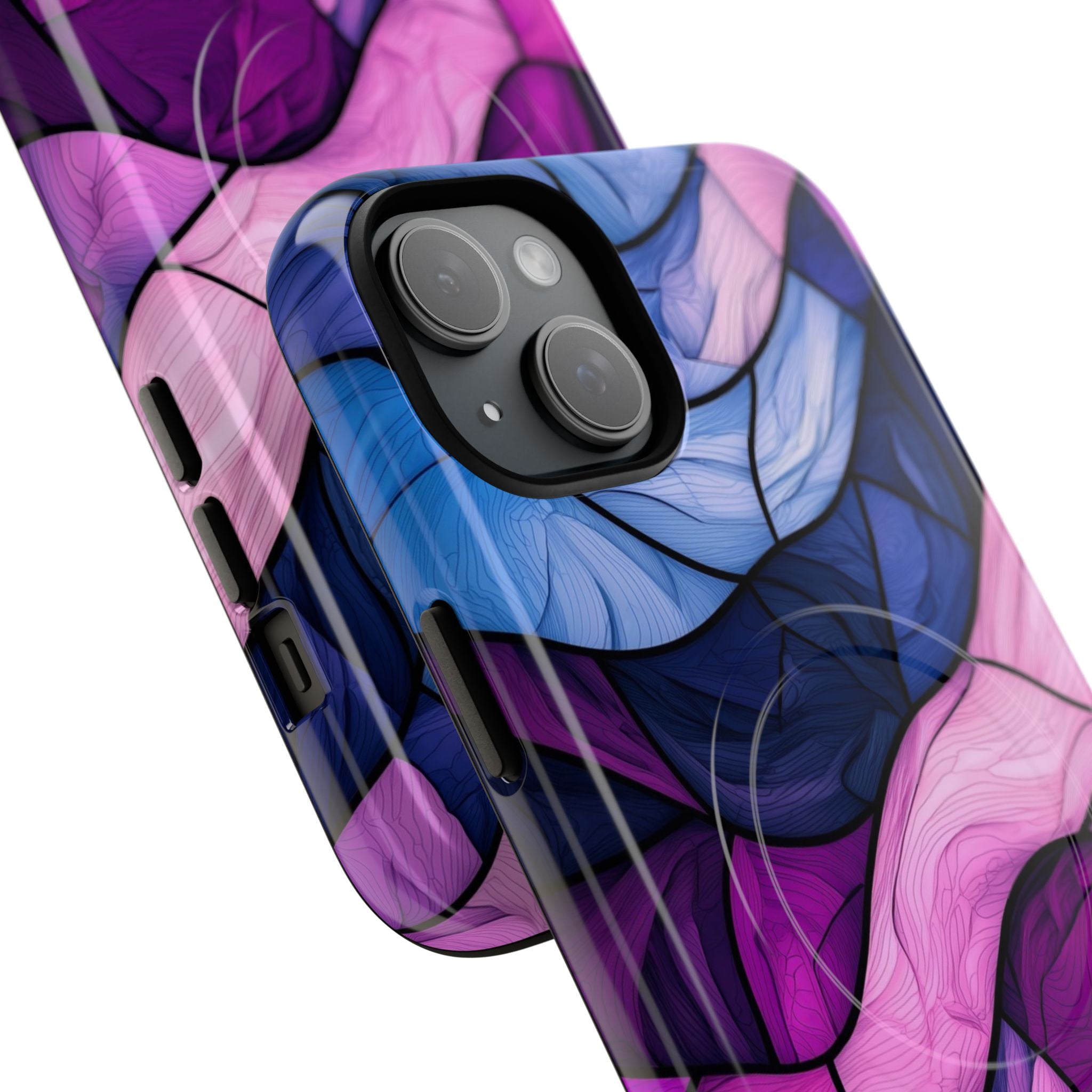 Wellenartiger Glow iPhone 15 Plus Case - Tough+