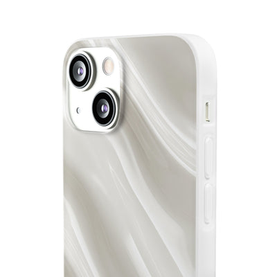 Liquid Enamel Fold · Lite Phone Case for iPhone ·  White