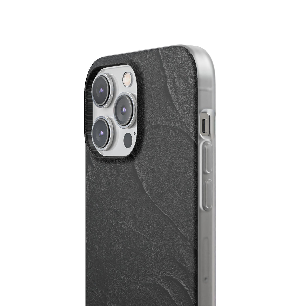 Obsidian Stucco Relief · Lite Phone Case for iPhone ·  Black