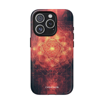 Radiant Mandala iPhone 15 Pro Case - Tough+