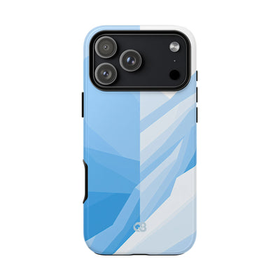 Blue Tough Phone Case for iPhone - Arctic Glacial Ridge