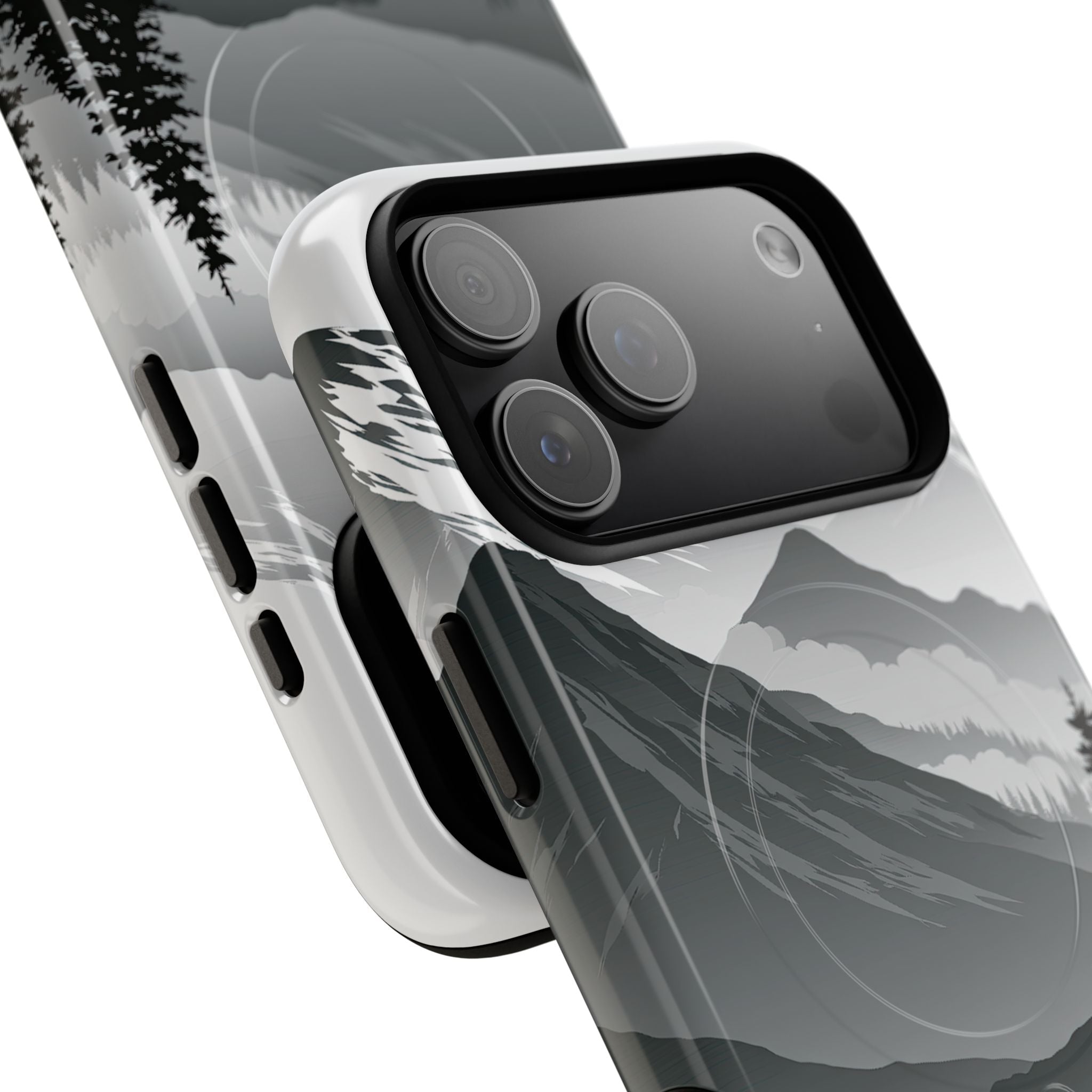 Grey Tough 2.0 Magsafe Phone Case for iPhone - Granite Ridge Mist
