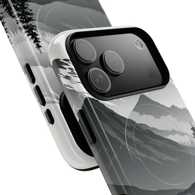 Grey Tough 2.0 Magsafe Phone Case for iPhone - Granite Ridge Mist