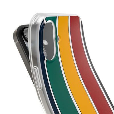 Retro Racing Bars · Soft Phone Case for iPhone