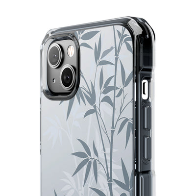 Blue Impact MagSafe Phone Case for iPhone - Slate Bamboo Shadow