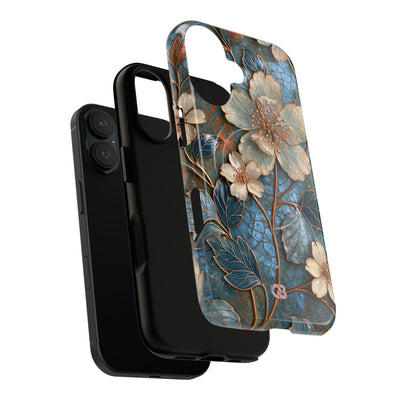 Gilded Blossom Reverie · Tough 2.0 Magnetic Phone Case for iPhone · Teal
