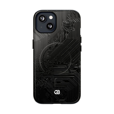 Obsidian Circuitry · Tough 2.0 Magnetic Phone Case for iPhone · Black