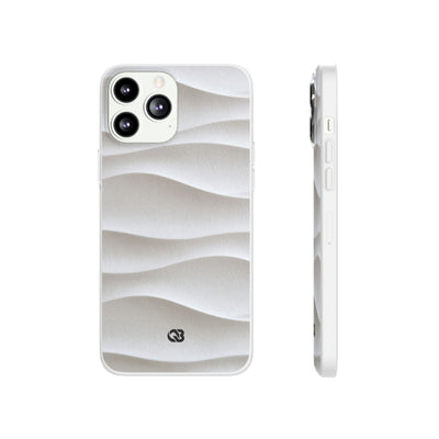 Sculpted Dune Relief · Lite Phone Case for iPhone ·  White