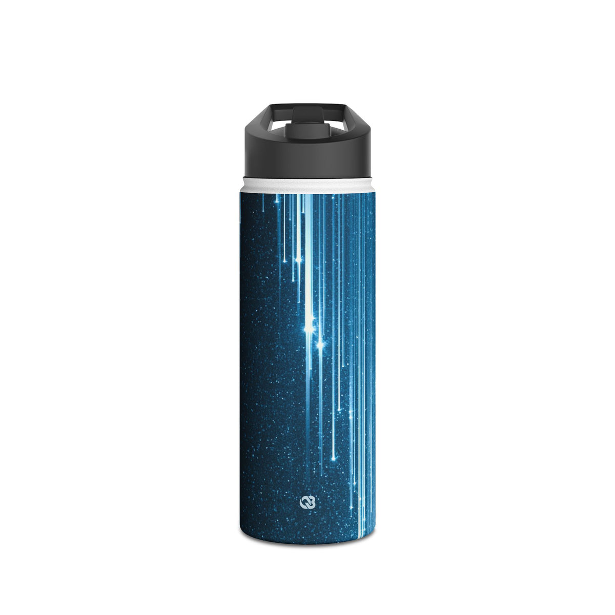 Nocturnal Cascade · Insulated Water Bottle · Black