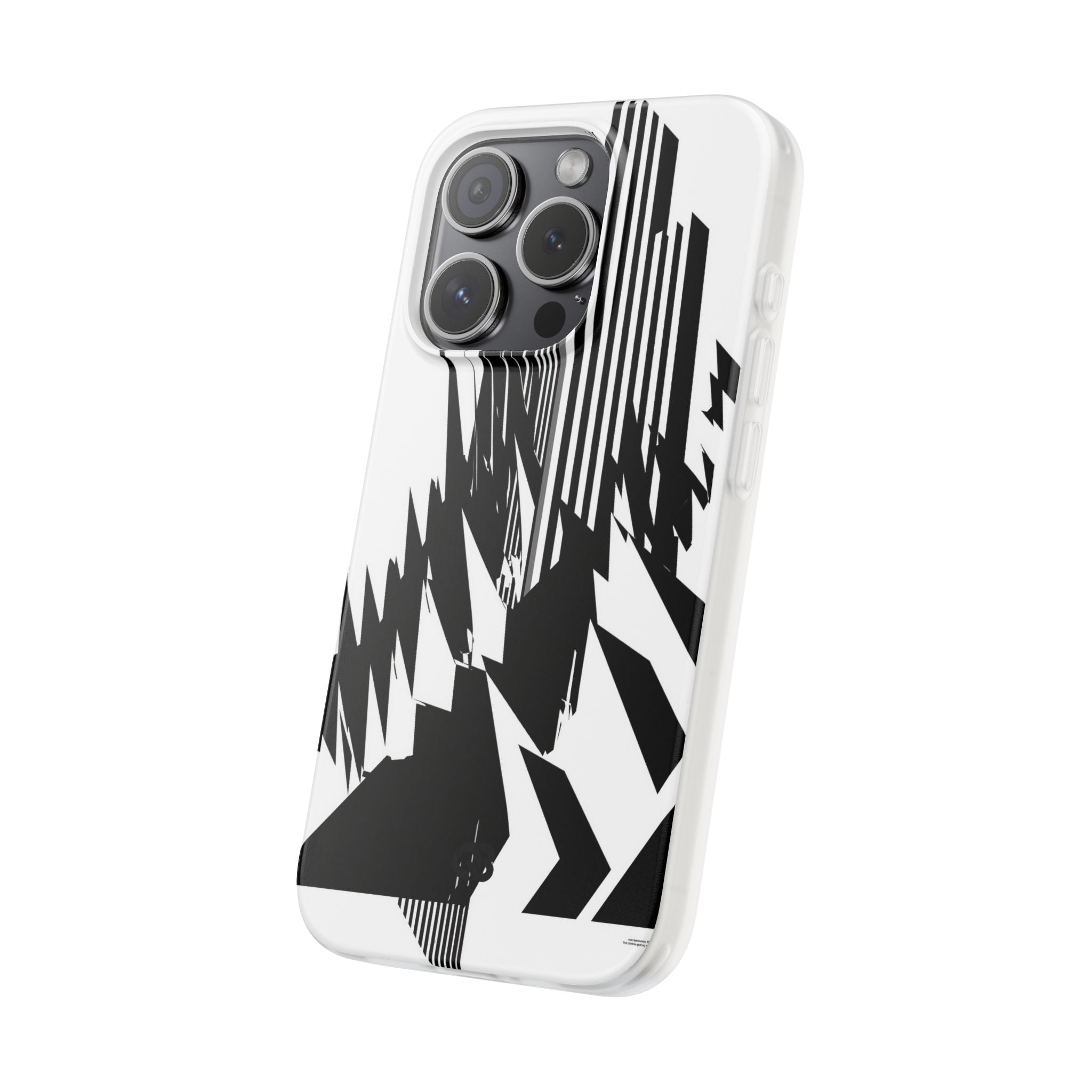 White Lite Phone Case for iPhone - Shattered Vector Spire