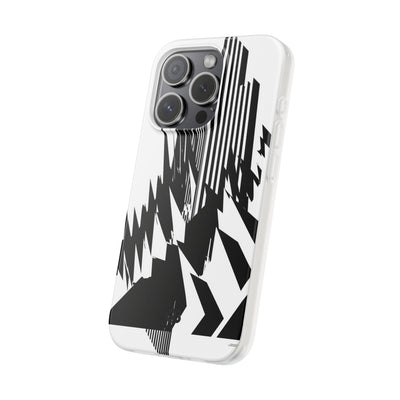 White Lite Phone Case for iPhone - Shattered Vector Spire
