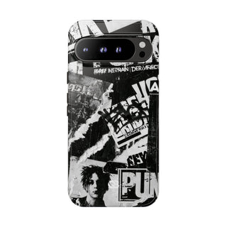 Underground Punk Collage · Tough Phone Case for Pixel ·  Black