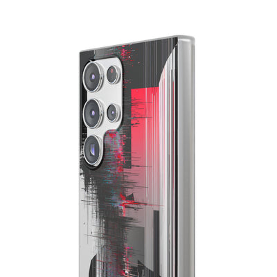 Black Lite Phone Case for Samsung - Crimson Data Leak