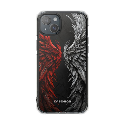 Crimson White Wings iPhone 15 Plus Case - Impact