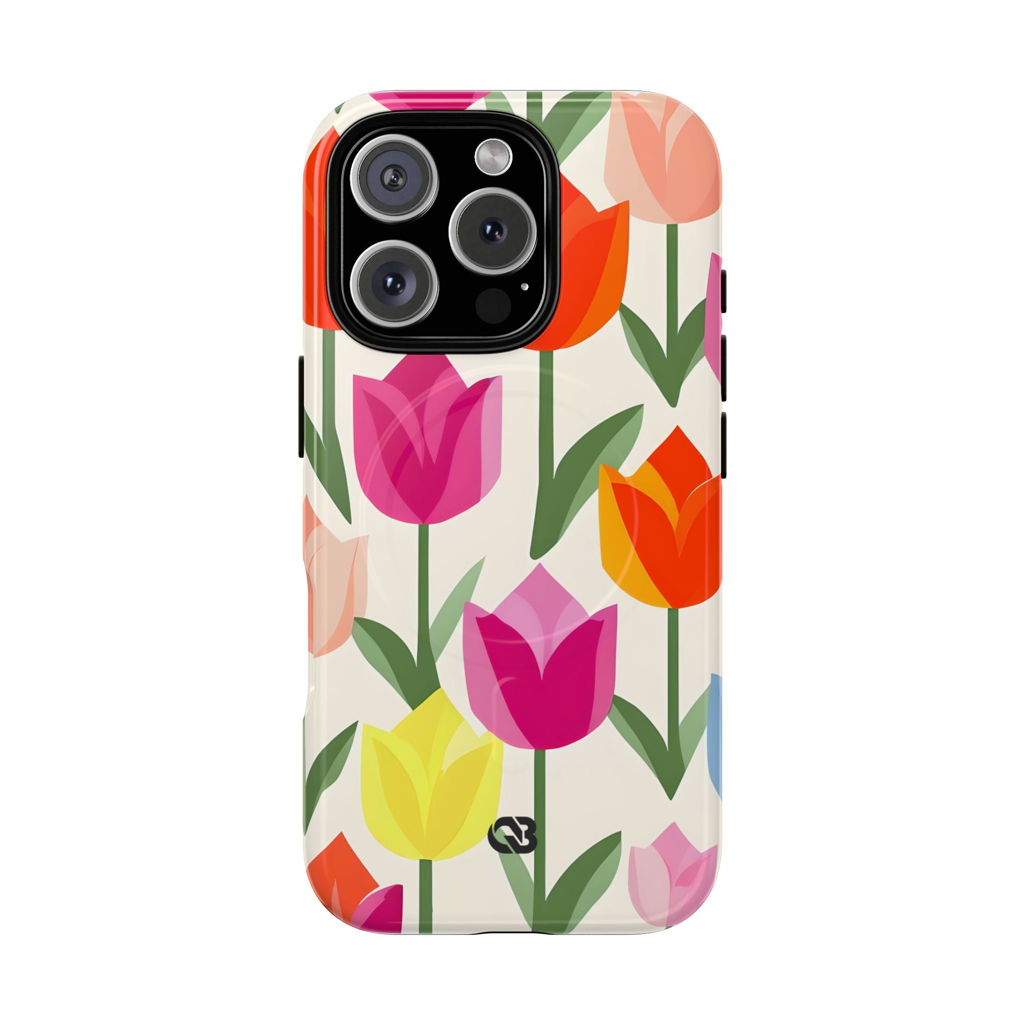 Vibrant Petal Grid · Tough+ Handyhülle für iPhone · Magsafe