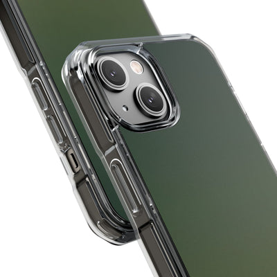 Green Impact MagSafe Phone Case for iPhone - Shadow Moss Grain