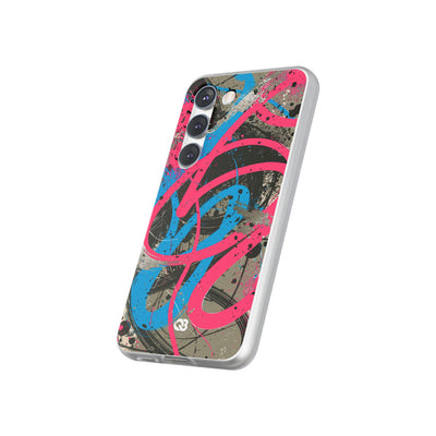Cyber Splatter Flow · Lite Phone Case for Samsung · Pink
