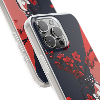Crimson Blossom Jar · Soft Coque de téléphone pour iPhone