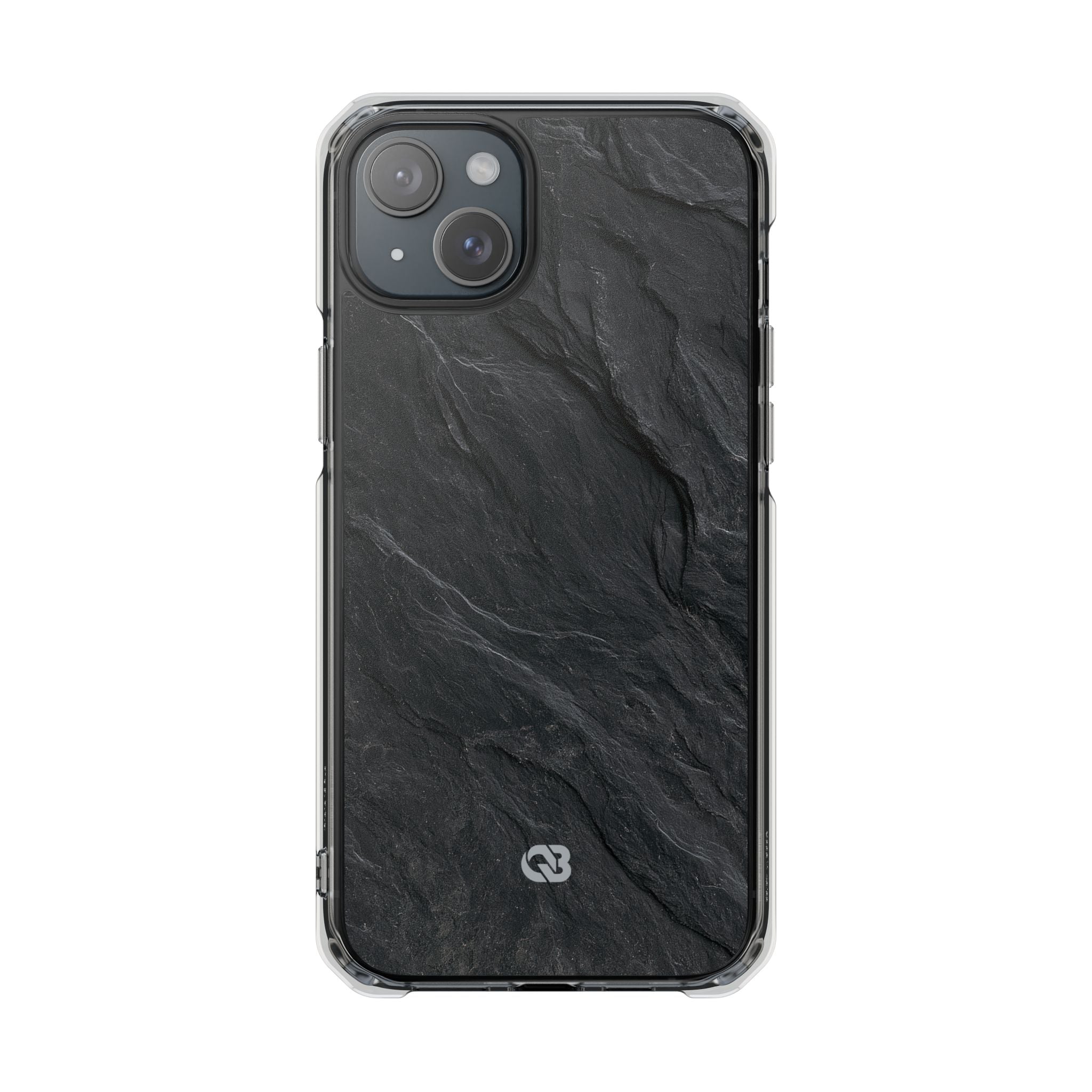 Black Impact MagSafe Phone Case for iPhone - Midnight Slate Ridge