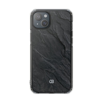 Black Impact MagSafe Phone Case for iPhone - Midnight Slate Ridge