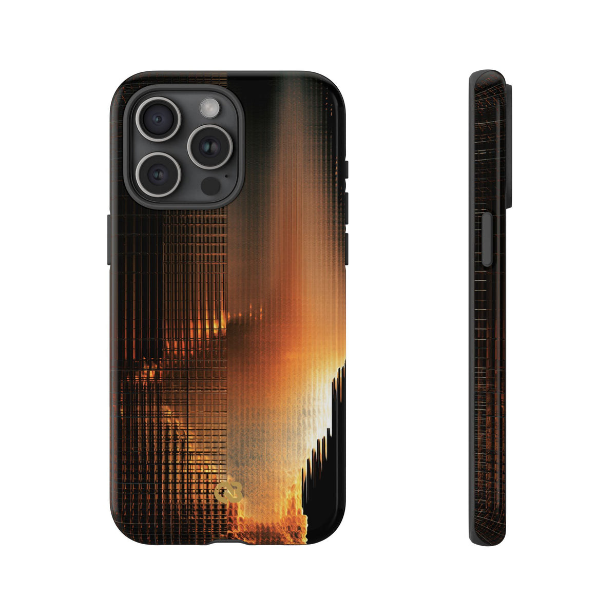 Luminous Grid · Tough Phone Case for iPhone · Black