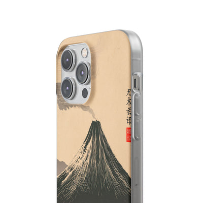 Beige Lite Phone Case for iPhone - Obsidian Ink Summit