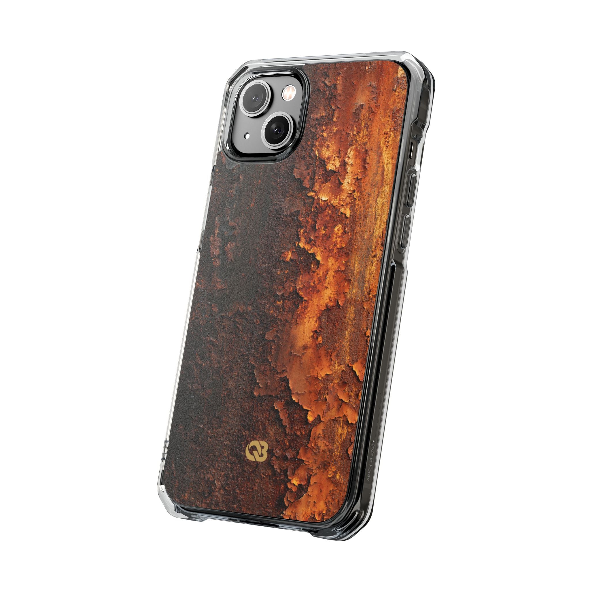 Orange Impact MagSafe Phone Case for iPhone - Oxidized Iron Crust
