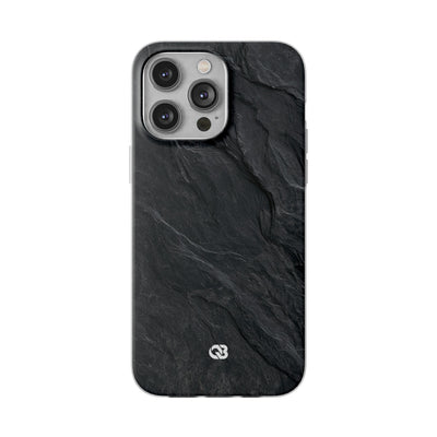 Dark Slate Strata · Lite Phone Case for iPhone ·  Black