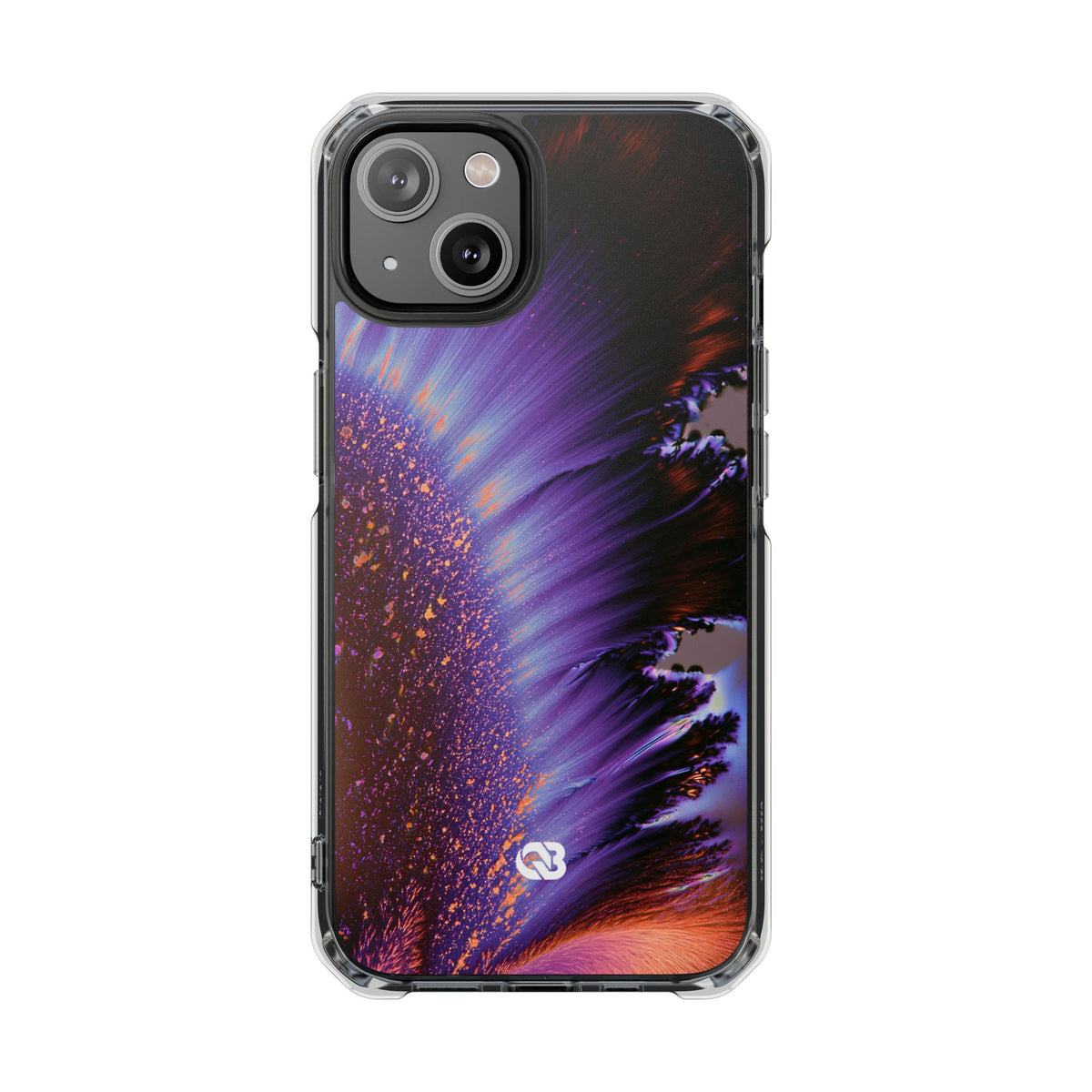 Ethereal Corona · Clear Impact Magnetic Phone Case for iPhone · Purple