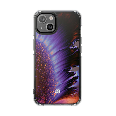 Ethereal Corona · Clear Impact Magnetic Phone Case for iPhone · Purple