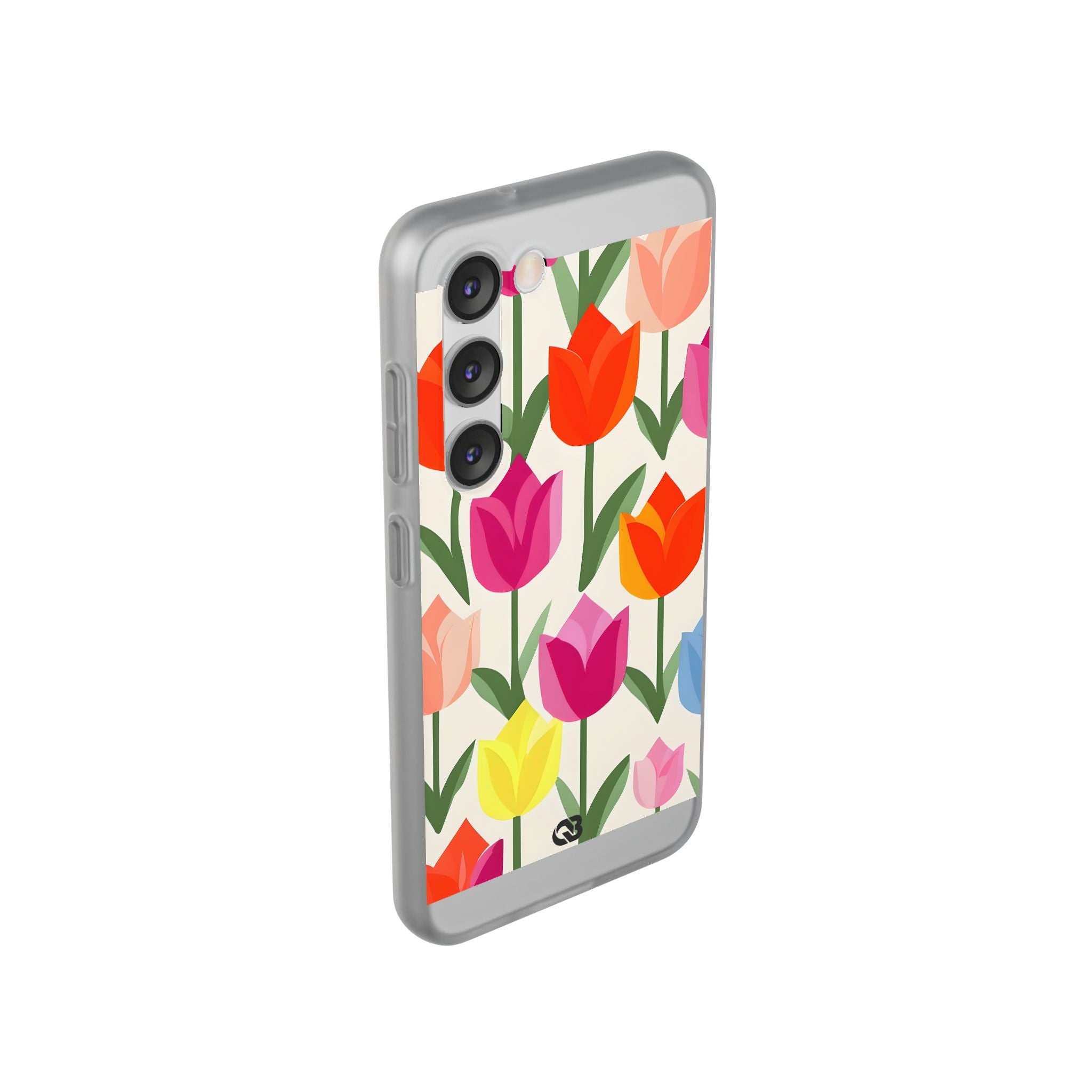 Vibrant Petal Grid · Soft Handyhülle für Samsung