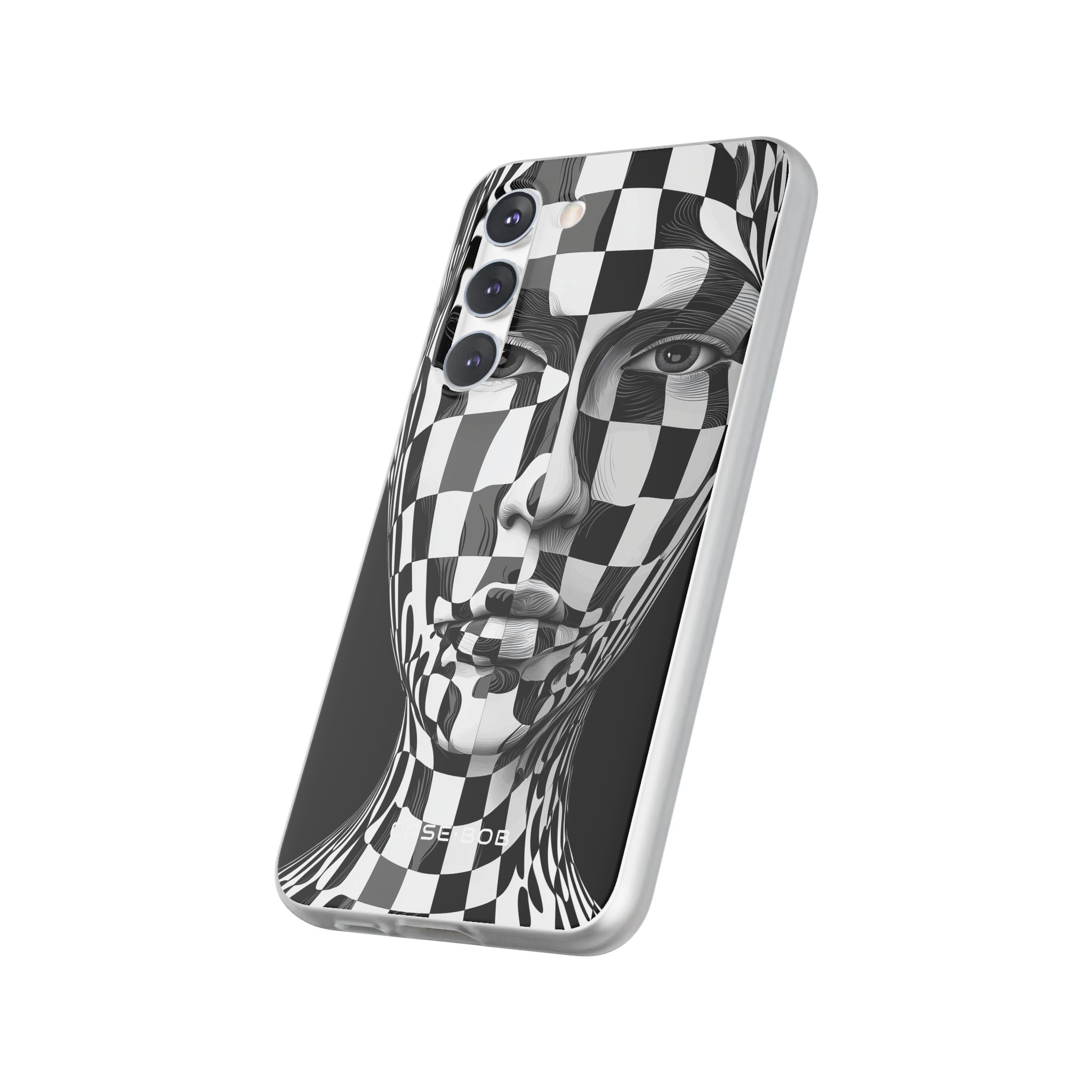 Checkered Face Samsung S23 Plus Case - Soft