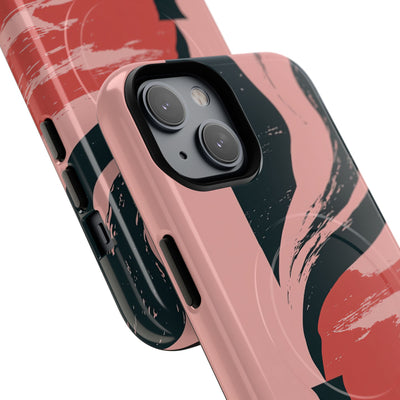 Pink Tough 2.0 Magsafe Phone Case for iPhone - Cinder Rose Plume
