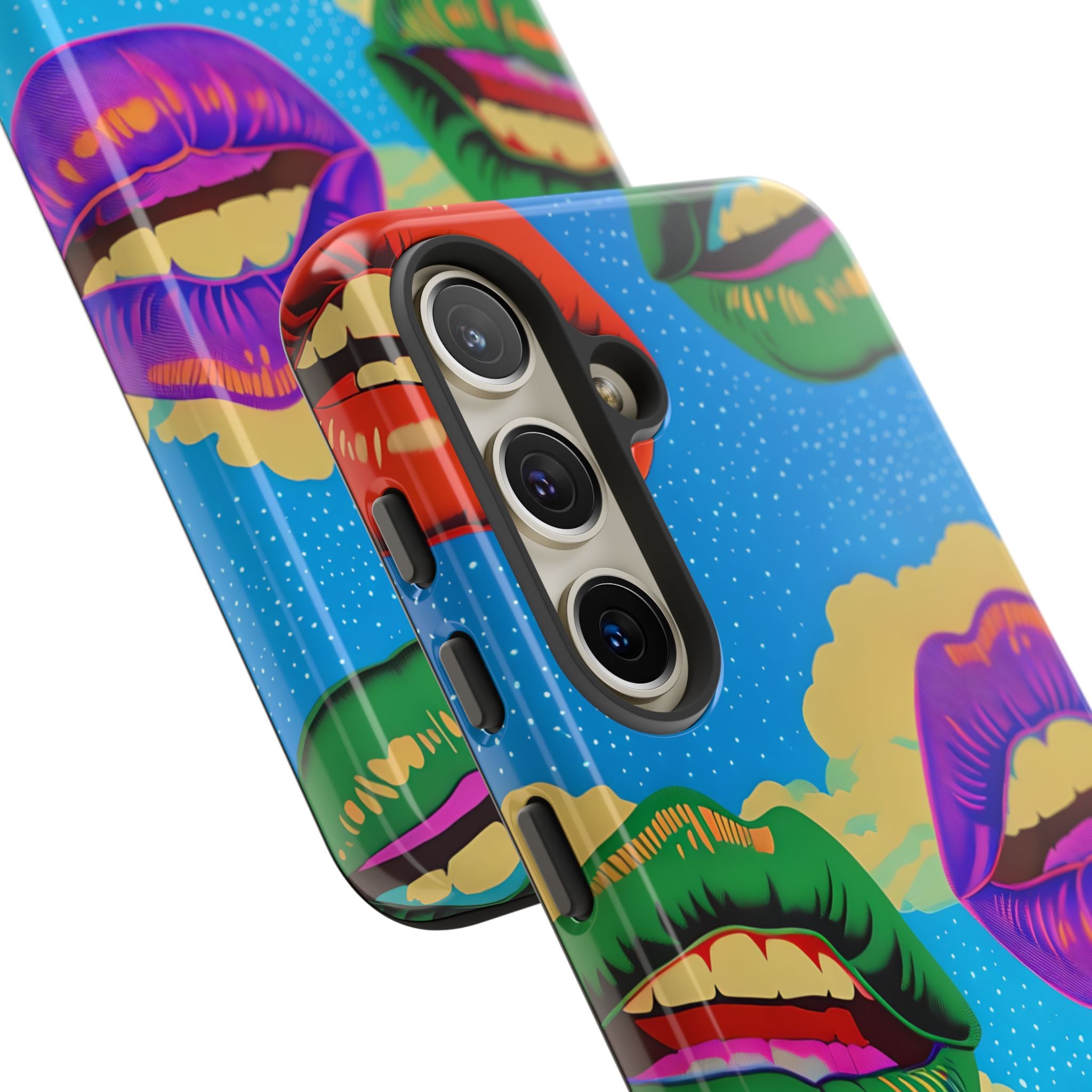 Färgglad Lipscape Samsung S24 Case - Tough