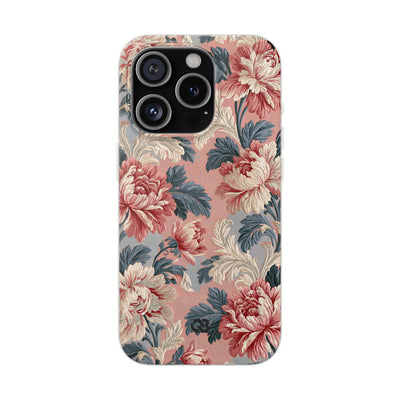 Blush Peony Jacquard · Lite Phone Case for iPhone ·  Pink