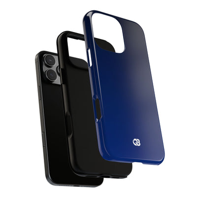 Blue Tough Phone Case for iPhone - Midnight Cobalt Fade