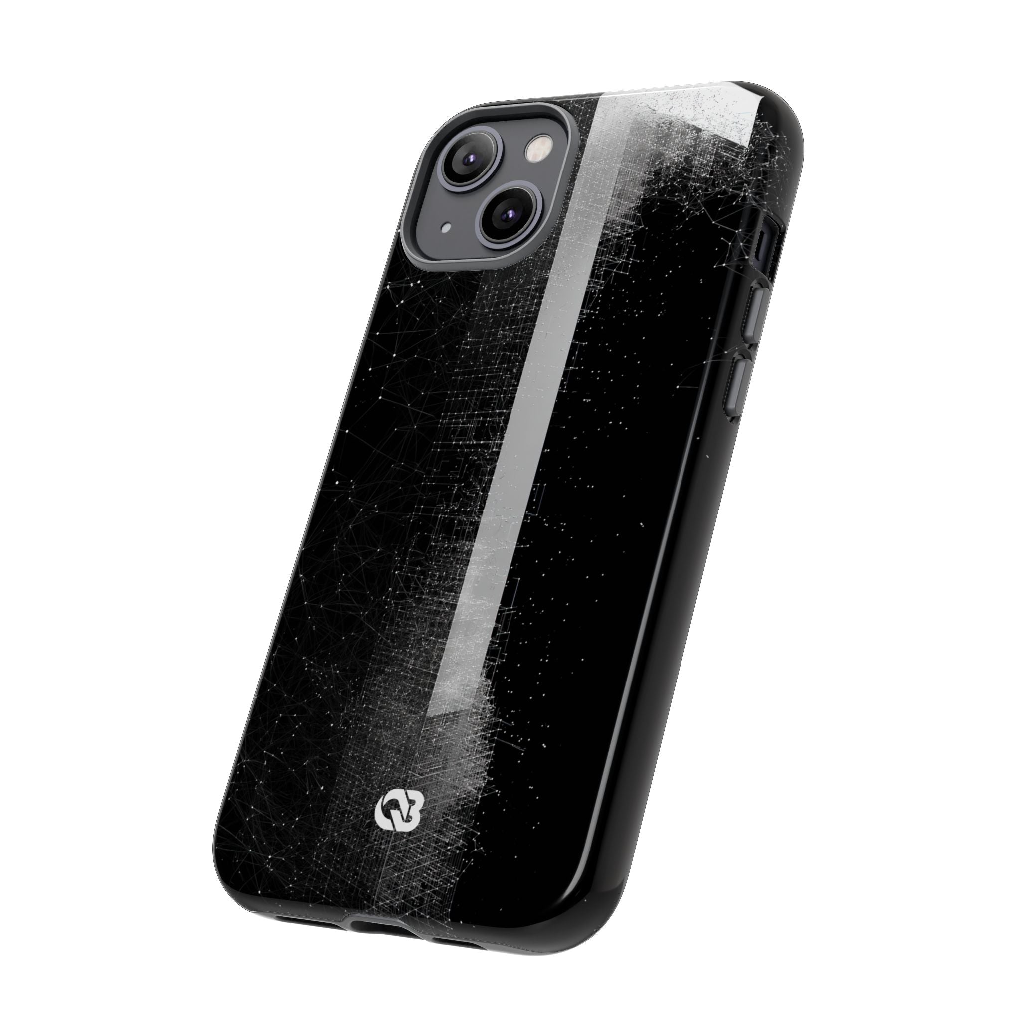 Black Tough Phone Case for iPhone - Vector Core Monolith