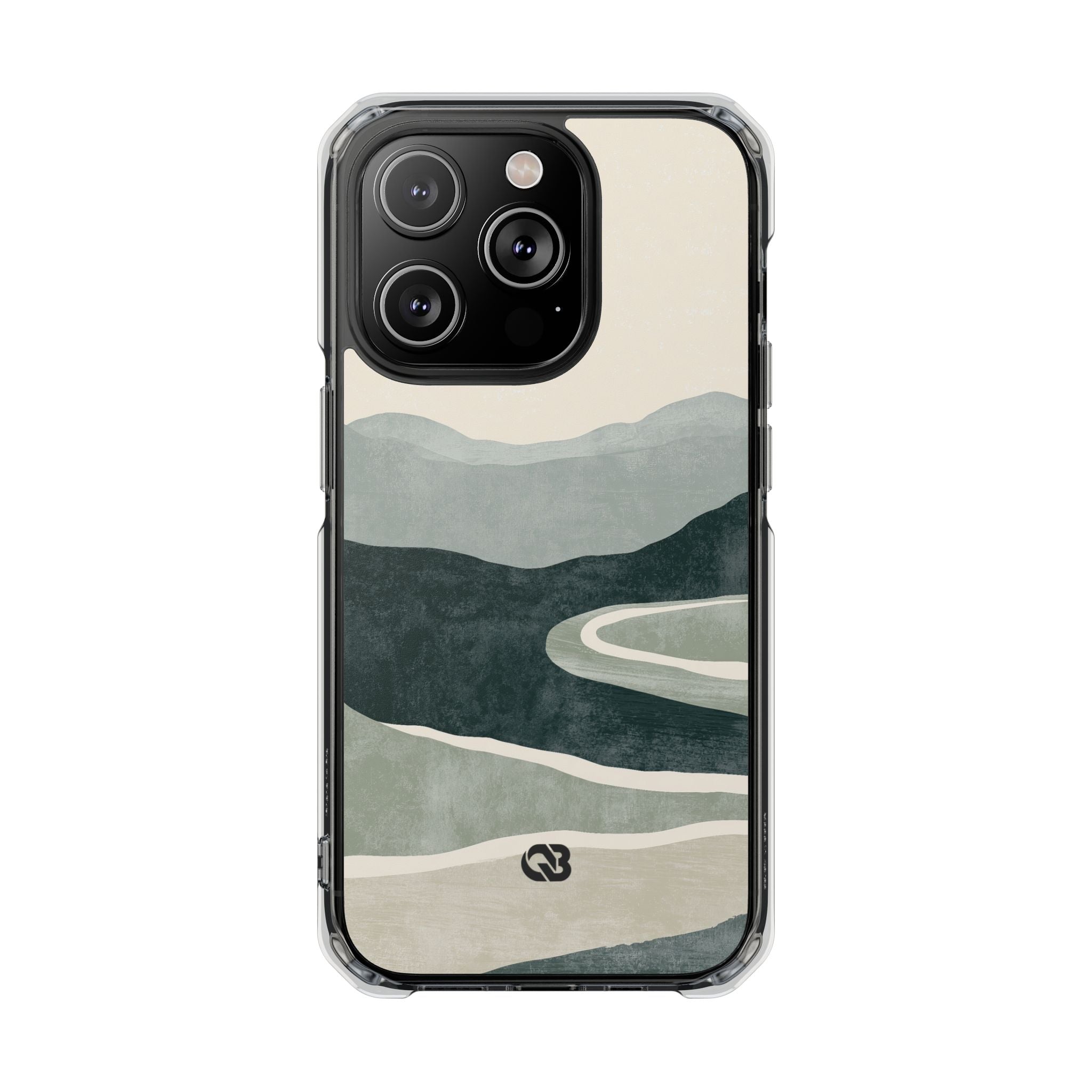 Green Impact MagSafe Phone Case for iPhone - Misty Sage Valley