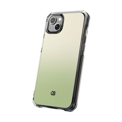 Green Impact MagSafe Phone Case for iPhone - Bone Sage Fade