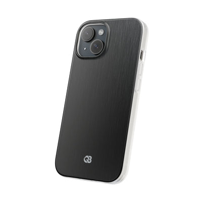 Obsidian Brushed Steel · Lite Phone Case for iPhone ·  Black